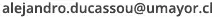 Mail de ALEJANDRO DUCASSOU